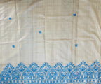 Neel Vasudha Madhubani Tussar Silk Saree