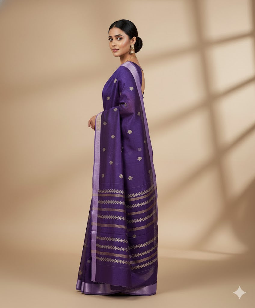 Maherangi Pure Gheecha Silk Saree