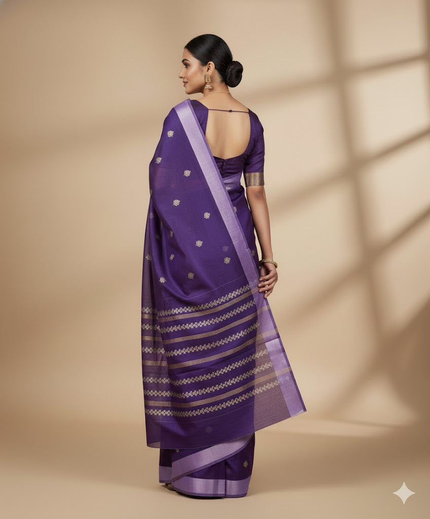 Maherangi Pure Gheecha Silk Saree