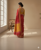 Raktabindu Gheecha Tussar Silk Saree