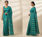 Samudrika Green Gheecha Silk Saree
